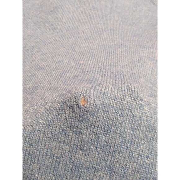 Club Room Storm Blue Long Sleeve 100% Cashmere Sweater Men's Size L NWT - Picture 5 of 7